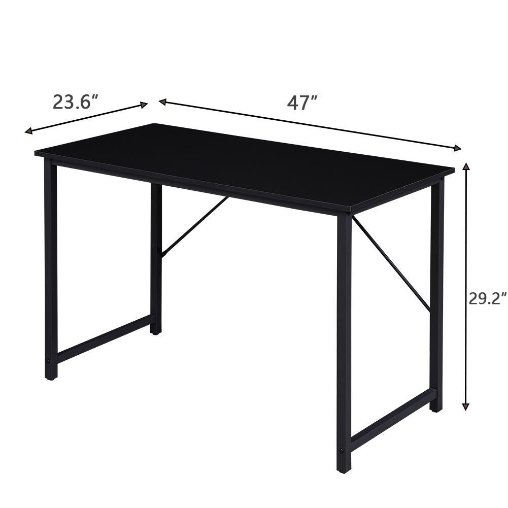 YES4HOMES Computer Desk Sturdy Home Office Desk for Laptop Modern Simple Style Writing Table Multipurpose Workstation