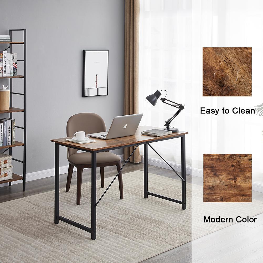 YES4HOMES Computer Desk Sturdy Home Office Desk for Laptop Modern Simple Style Writing Table Multipurpose Workstation