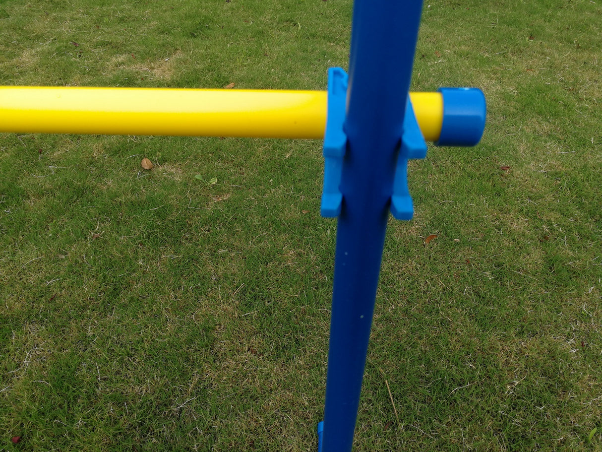 YES4PETS 4 x Portable Dog Puppy Training Practice Jump Bar Poles Agility Post