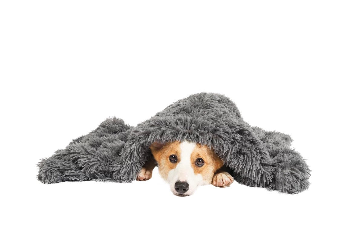 YES4PETS Pet Calming Plush Blanket Dog Cat Rug Puppy Kitten Soft Warmth Fleece 127X100 cm