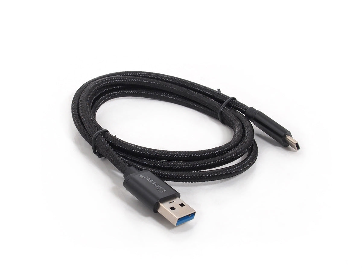 Durable Braided Type-C to USB 3.0 A Cable - 1 Meter Length
