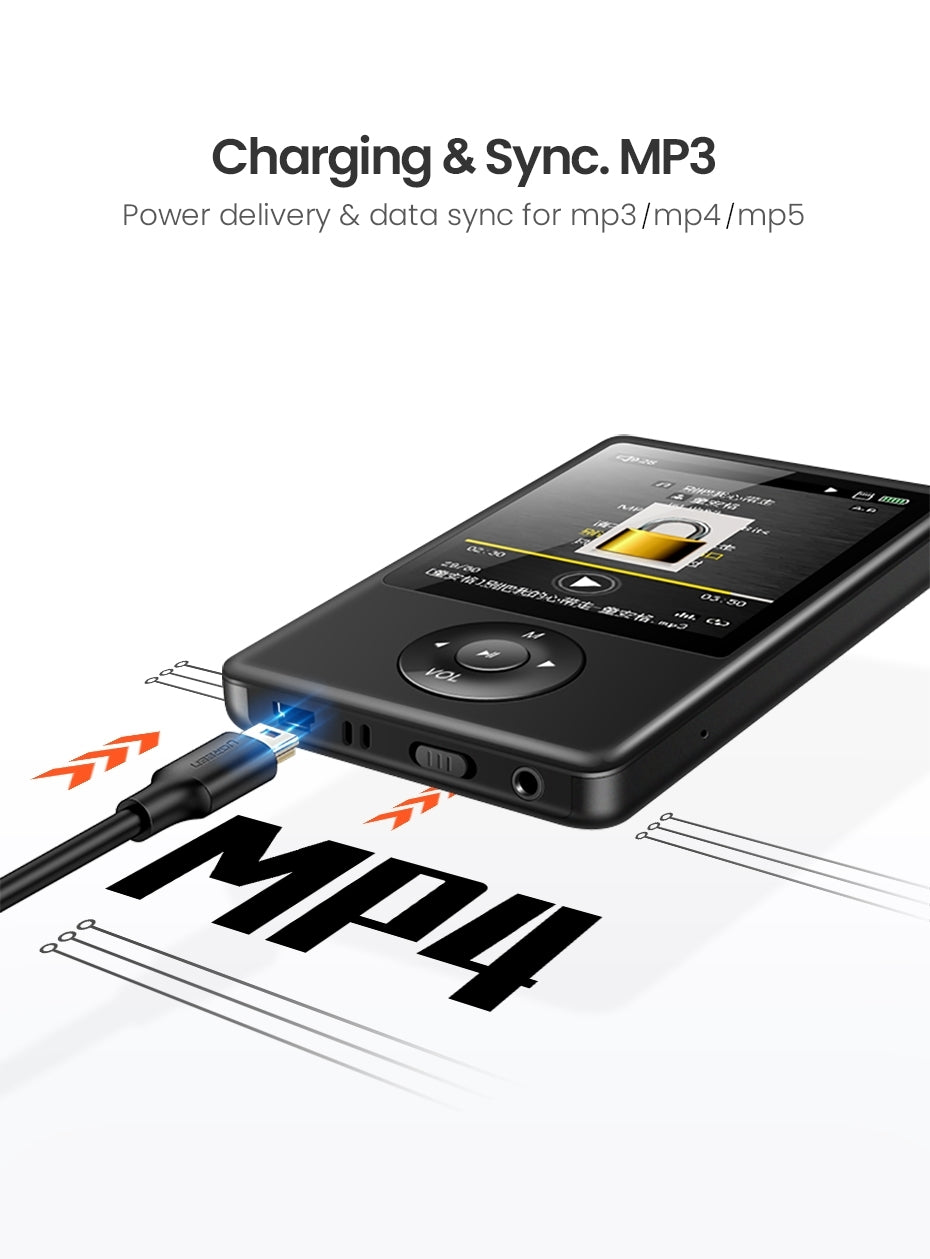 UGREEN 1M Mini-USB to USB-A High-Speed Data Transfer Cable