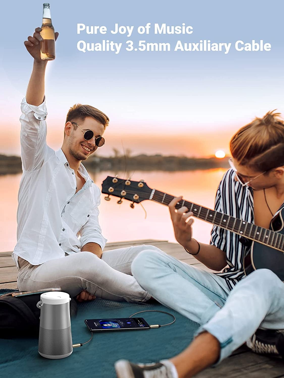 UGREEN 10604 2M Premium 3.5mm Male to Male HiFi Aux Stereo Audio Cable