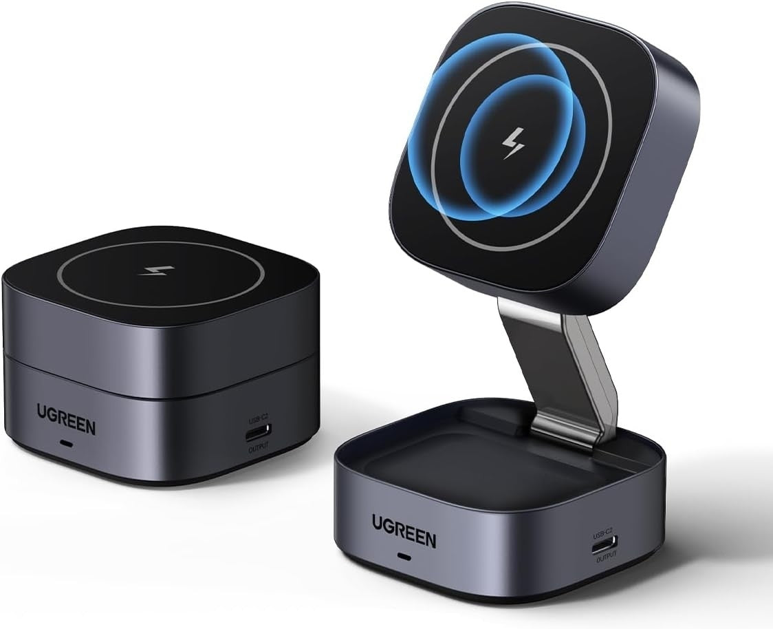 UGREEN 2-in-1 MagSafe Fast Wireless Charging Stand for iPhone and AirPods
