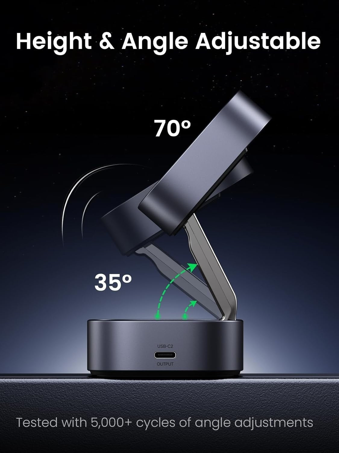 UGREEN 2-in-1 MagSafe Fast Wireless Charging Stand for iPhone and AirPods