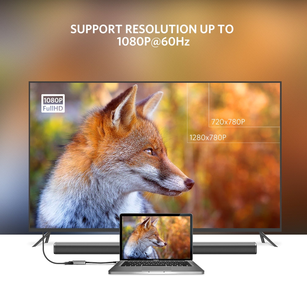 UGREEN USB-C to VGA Adapter 50316 - Compatible with MacBook Pro, Dell XPS, HP Spectre, and More