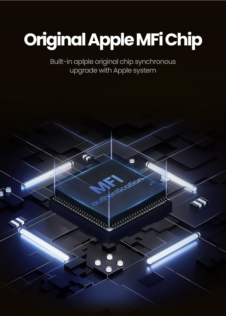 UGREEN 2M MFI Certified USB-A to 8-Pin iPhone Charging Cable - Silver