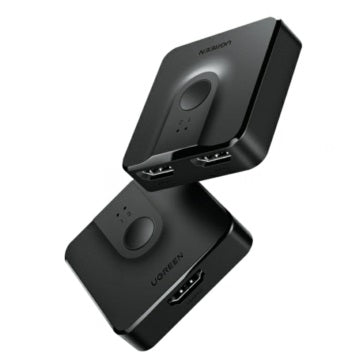 UGREEN 60622 Dual Input DisplayPort 1.2 Switch with USB-C Power Supply