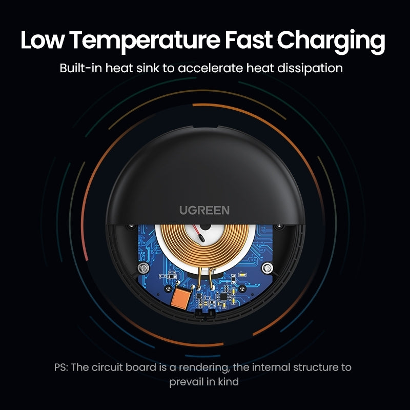 UGREEN 80537 Qi-Certified Fast Wireless Charging Pad
