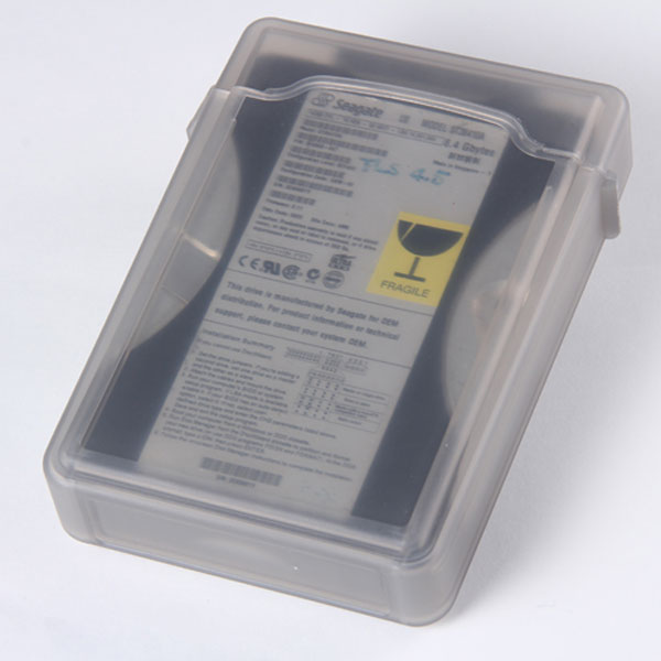 Transparent Anti-Static Storage Box for 3.5 IDE SATA Hard Drives
