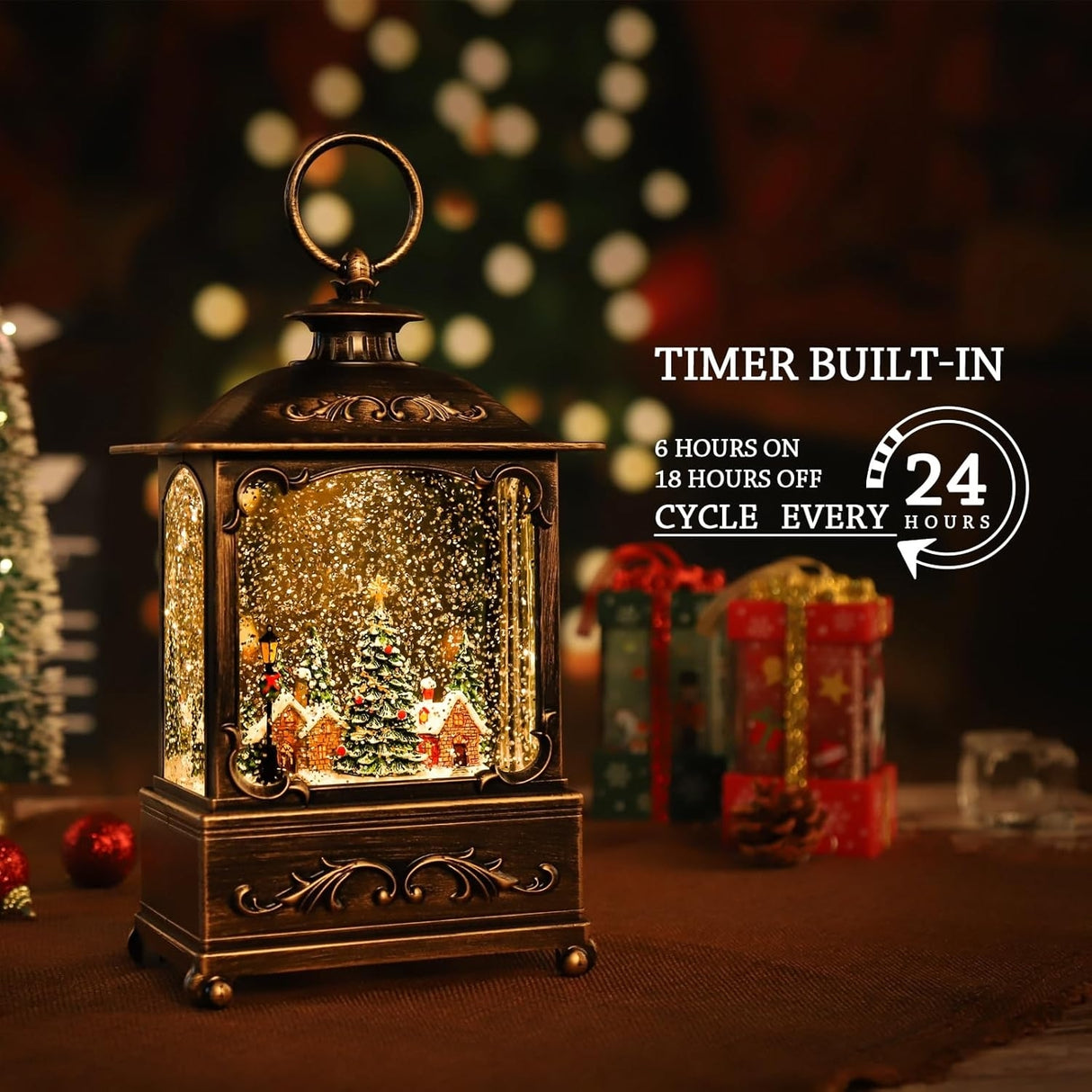 BDI Lamp-LW003-Snowman Music Lantern Sculpture Christmas