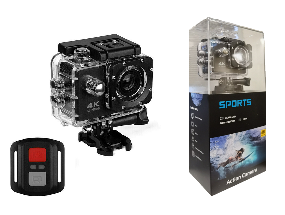 BDI 4K Waterproof Action Camera with WiFi for Sports and Outdoor Adventures