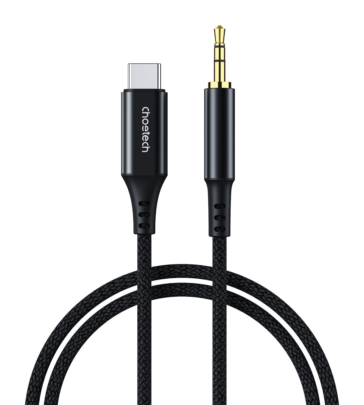 CHOETECH Premium Type-C to 3.5mm Audio Cable - 1M Length with DAC Chip