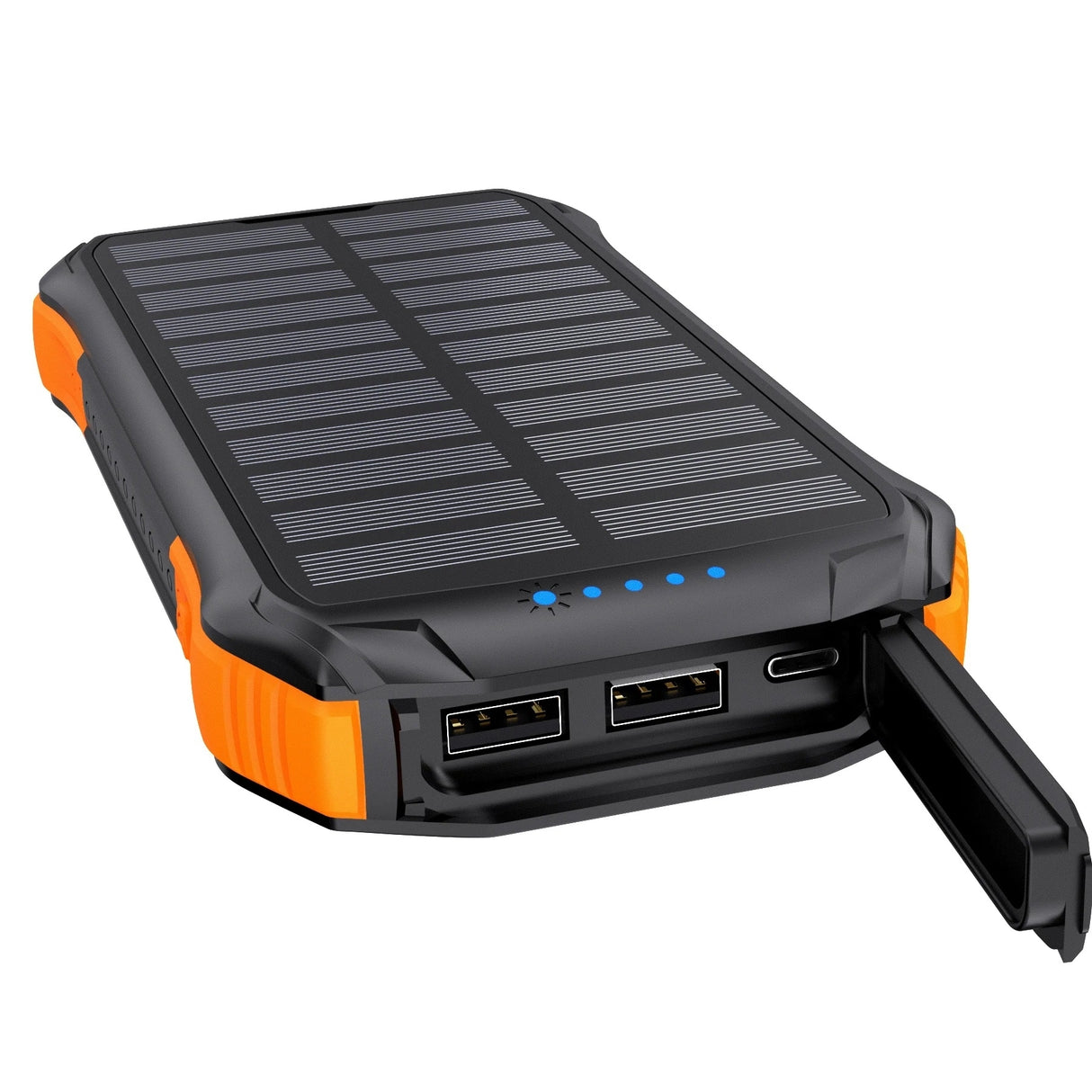 CHOETECH 20,000mAh Dual Recharge Solar Power Bank with Fast Charging and Wireless Features