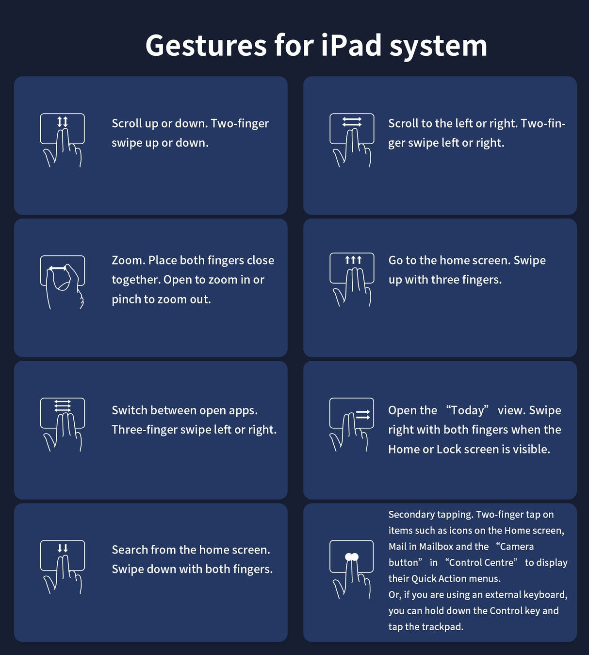 CHOETECH BH-018 Backlit Wireless Keyboard with Touchpad for iPad Pro 11 (Black)