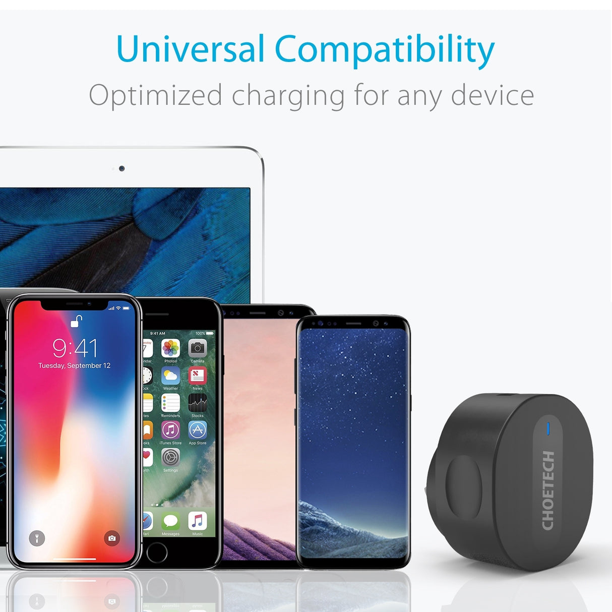 CHOETECH C0203 12W USB-A AC Power Adapter (AU Standard)