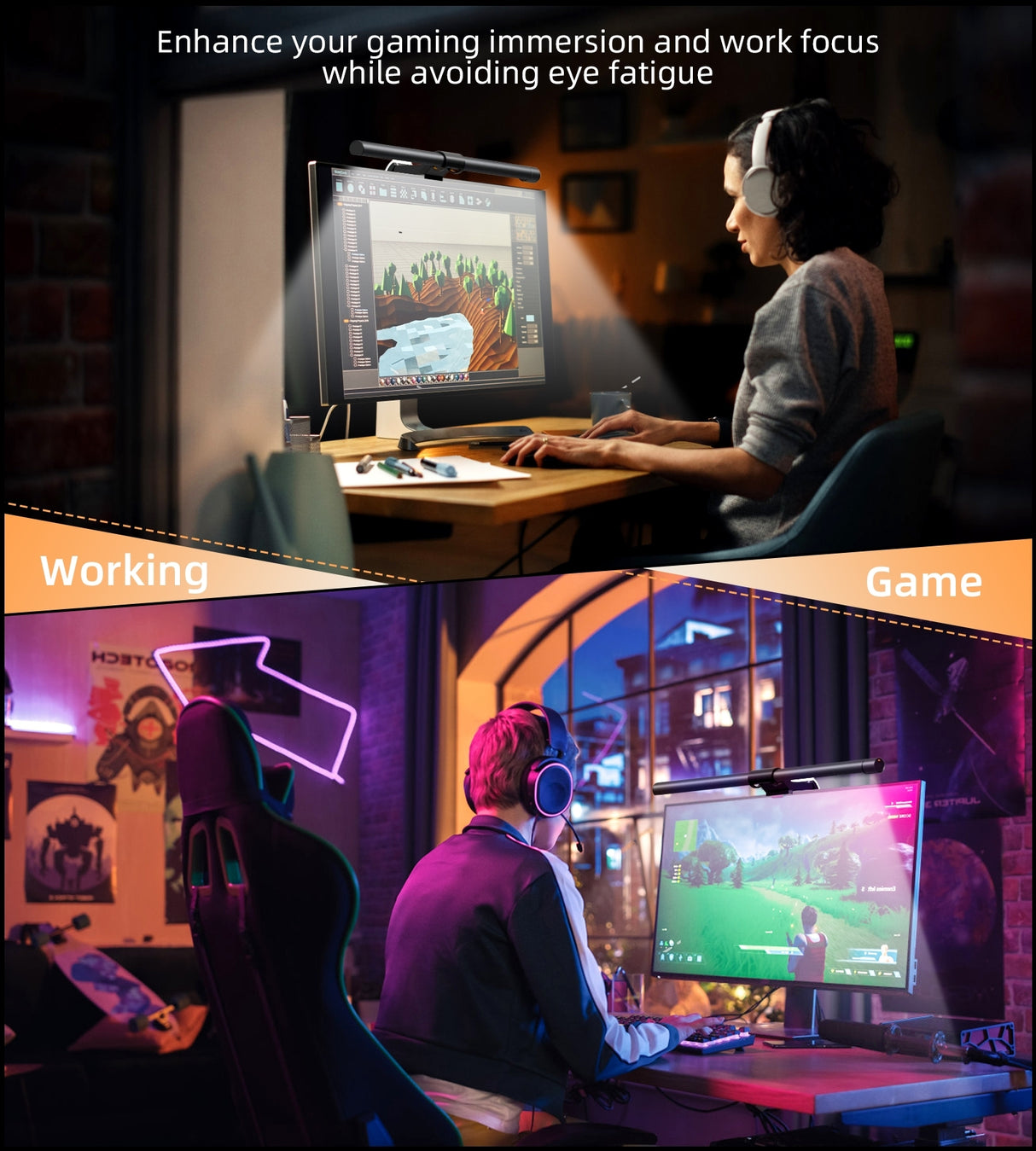 CHOETECH E1132 Elesense Computer Back Light Bar