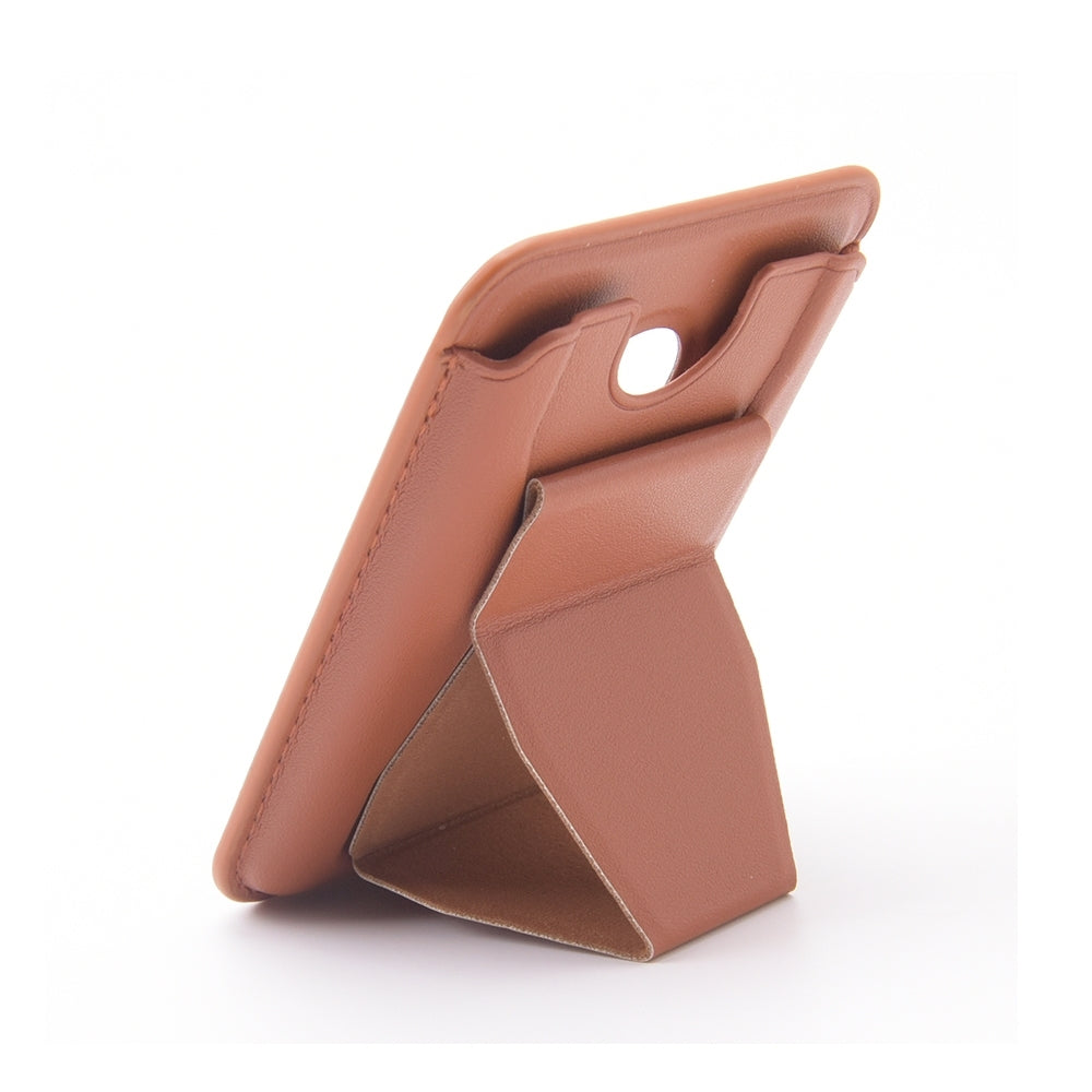 CHOETECH Magnetic Card Holder for iPhone 12/13/14 - Brown Wallet with Magsafe Compatibility