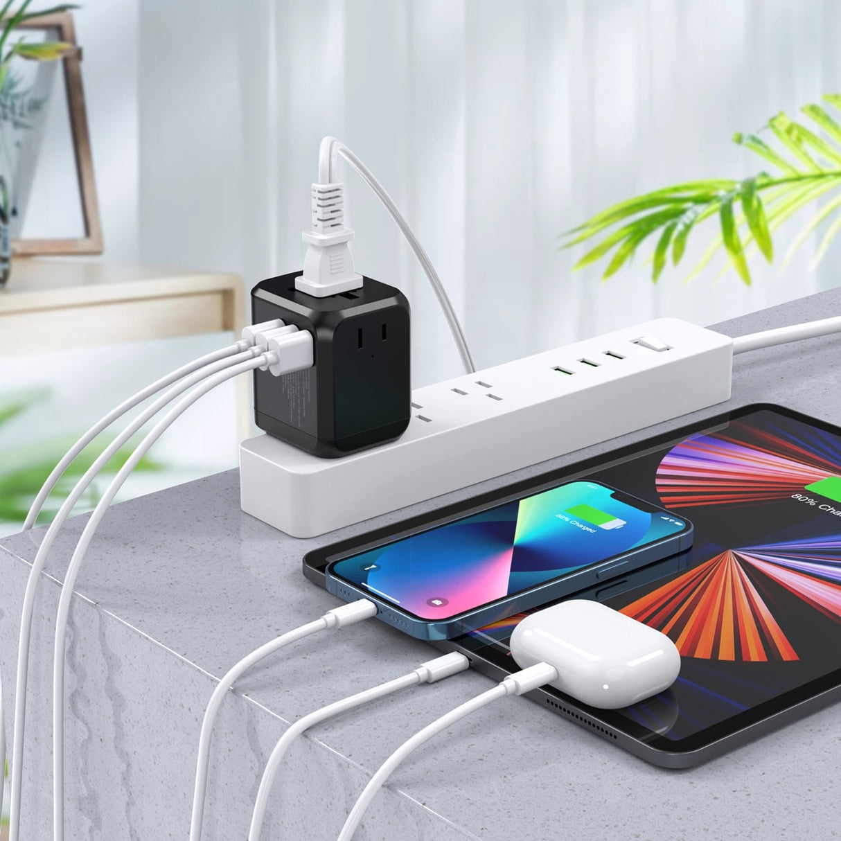 CHOETECH 30W GaN Fast Charger with Universal Travel Adapters