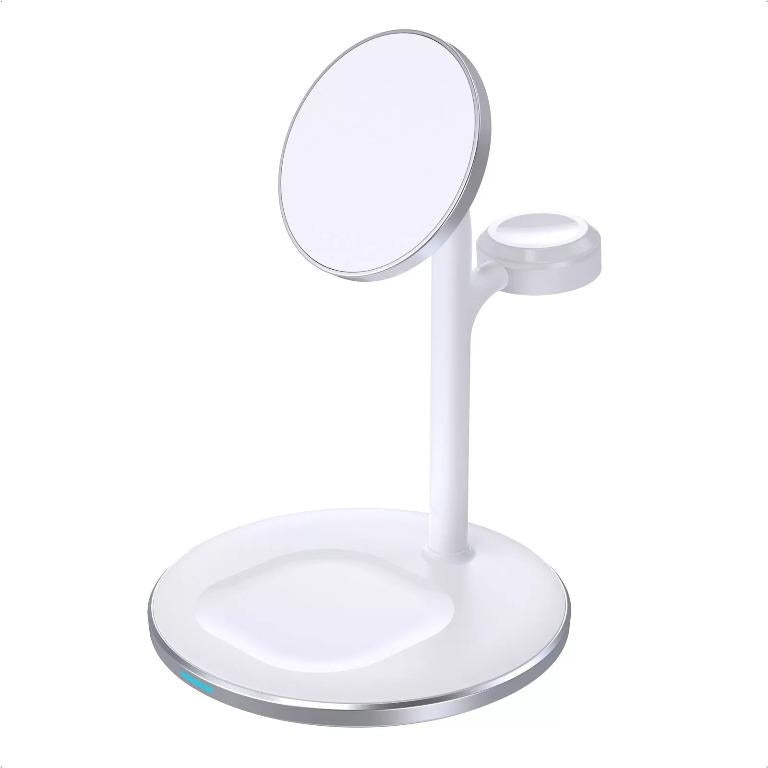 3-in-1 Magnetic Wireless Charging Dock for iPhone, Apple Watch, and AirPods