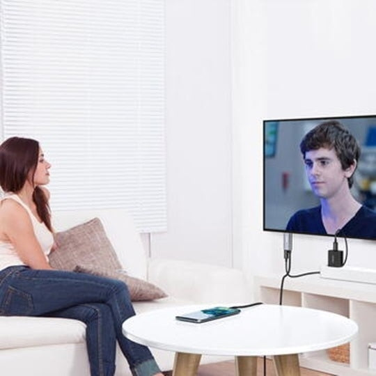 CHOETECH 4K HDMI 60Hz USB-C to HDMI Adapter with 100W Power Delivery - 1.8M Cable