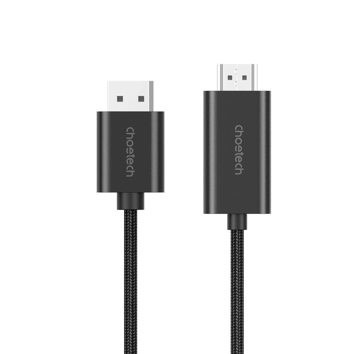 CHOETECH 2M 4K 60Hz DisplayPort to HDMI Male Braided Cable