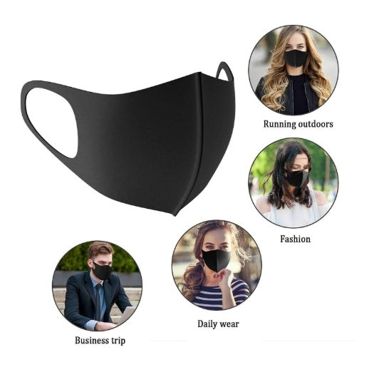Comfortable Reusable Face Masks - 5 Pack