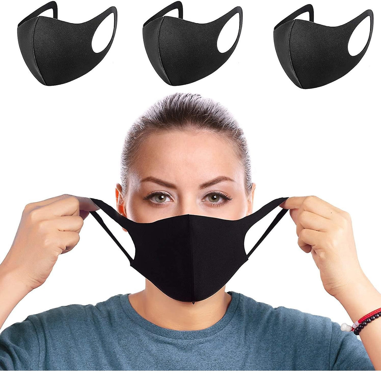 Comfortable Reusable Face Masks - 5 Pack