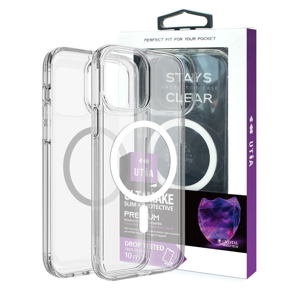 Military-Grade Shockproof Clear MagSafe Case for iPhone 16 Pro