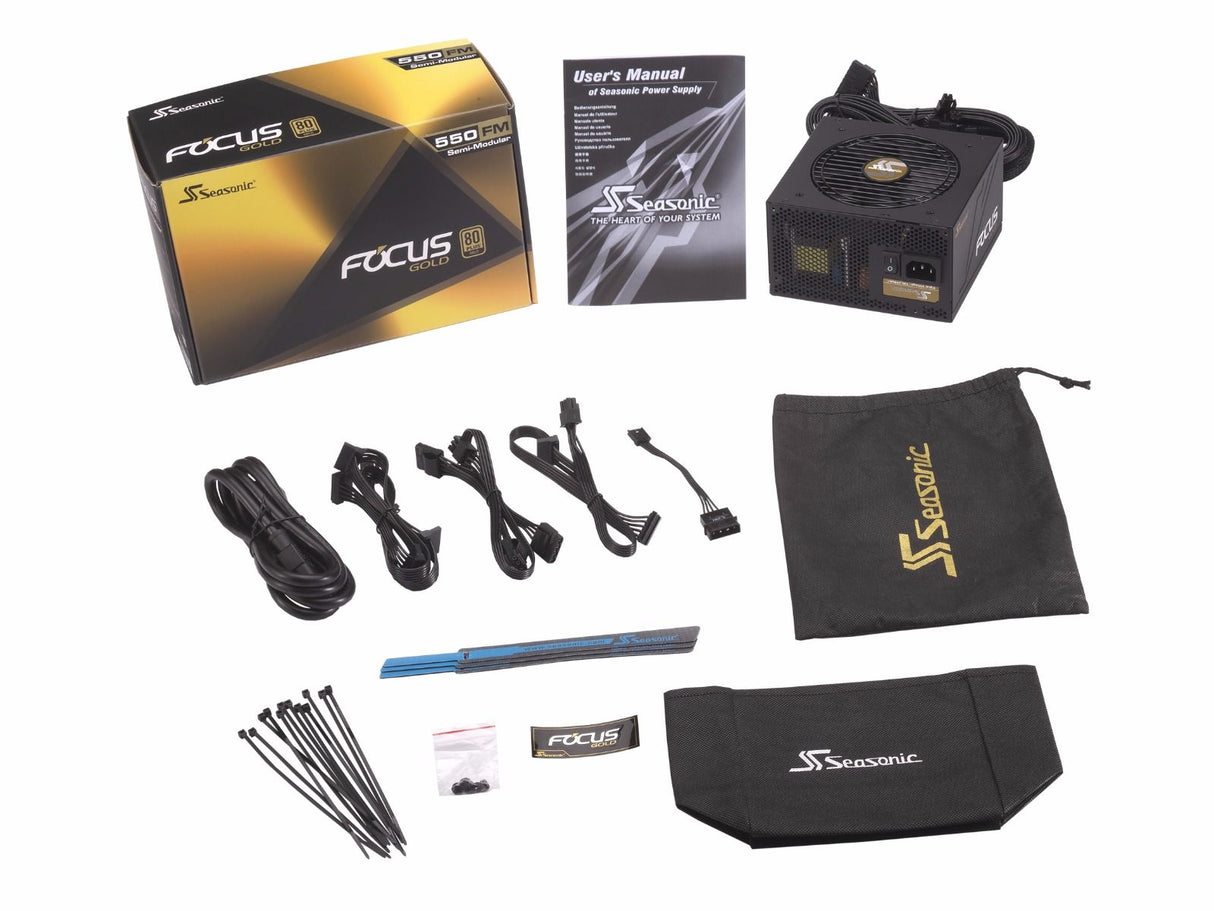 SeaSonic 550W FOCUS Gold PSU (SSR-550FM) GM-550 ( OneSeasonic )