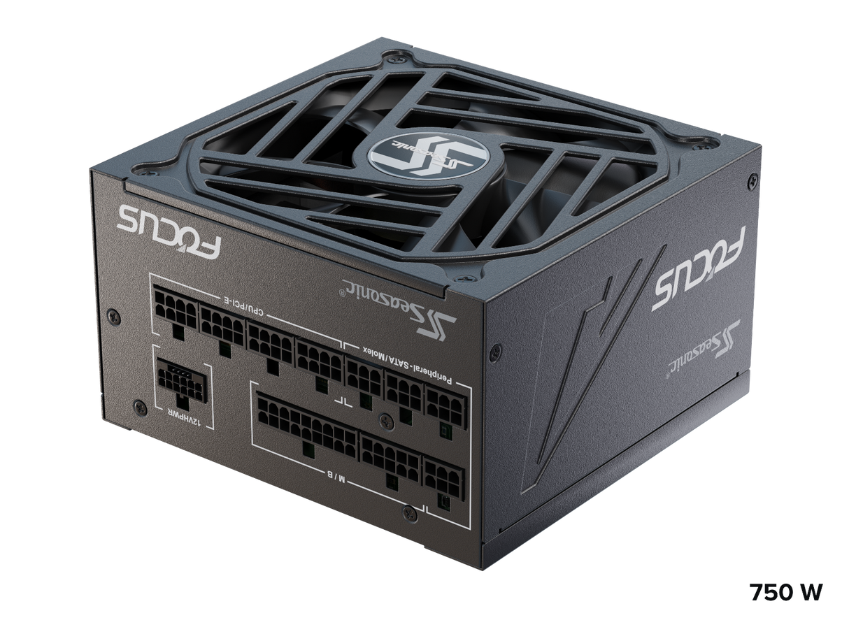 Seasonic FOCUS GX-750 ATX 3.0 750W Gold PSU (SSR-750FX3)