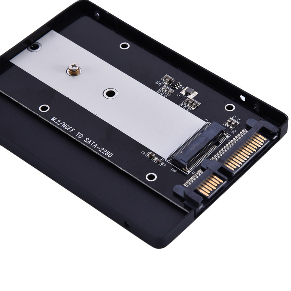 Simplecom SA102 NGFF M.2 (B Key) to 7mm 2.5 SATA Converter Enclosure Aluminium