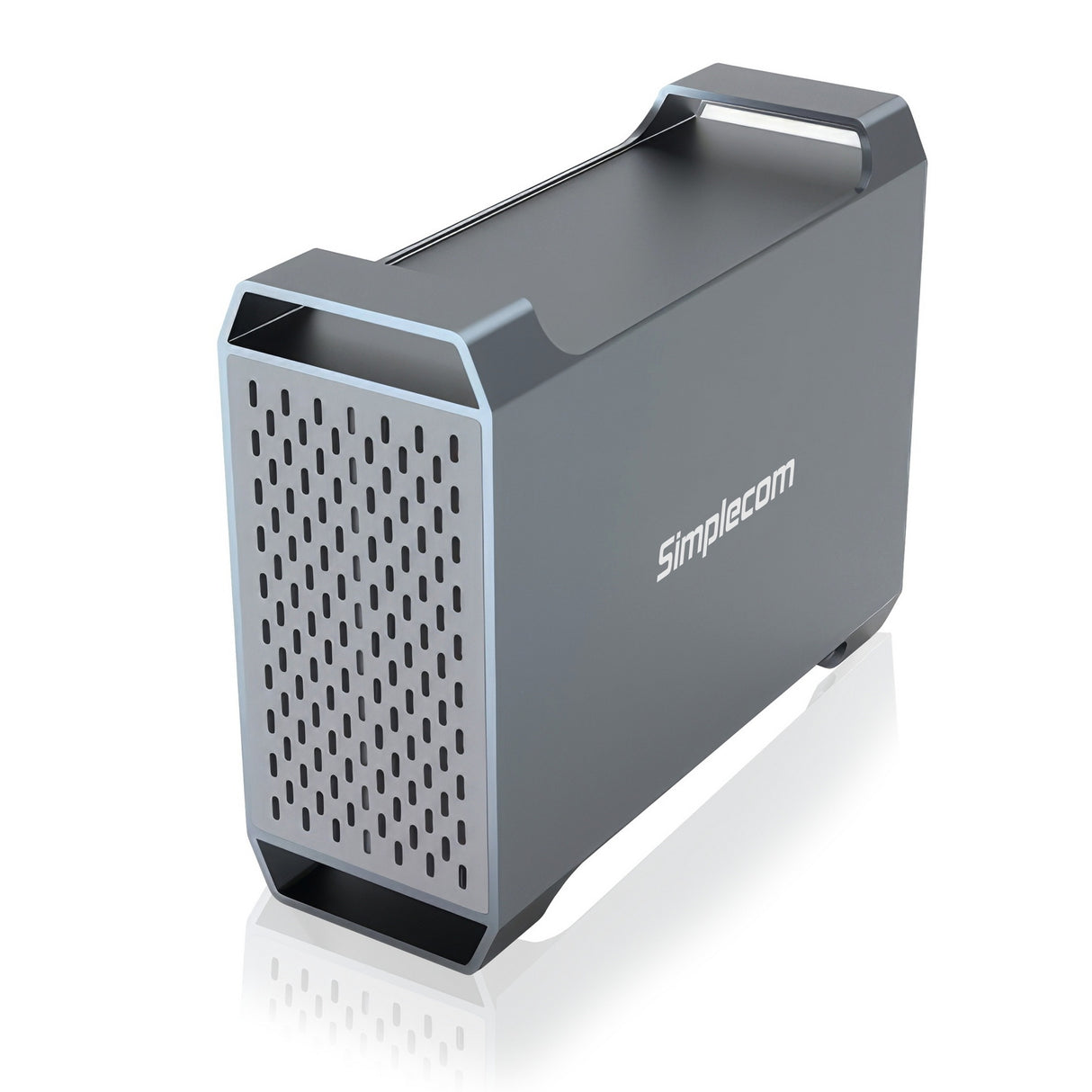 Simplecom SE482 SuperSpeed USB Dual Bay 3.5 SATA Hard Drive RAID Enclosure USB-C RAID 0/1, JBOD