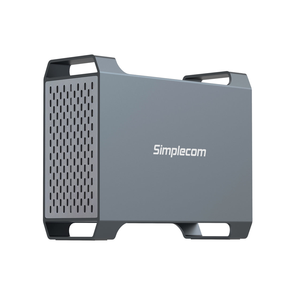 Simplecom SE482 SuperSpeed USB Dual Bay 3.5 SATA Hard Drive RAID Enclosure USB-C RAID 0/1, JBOD