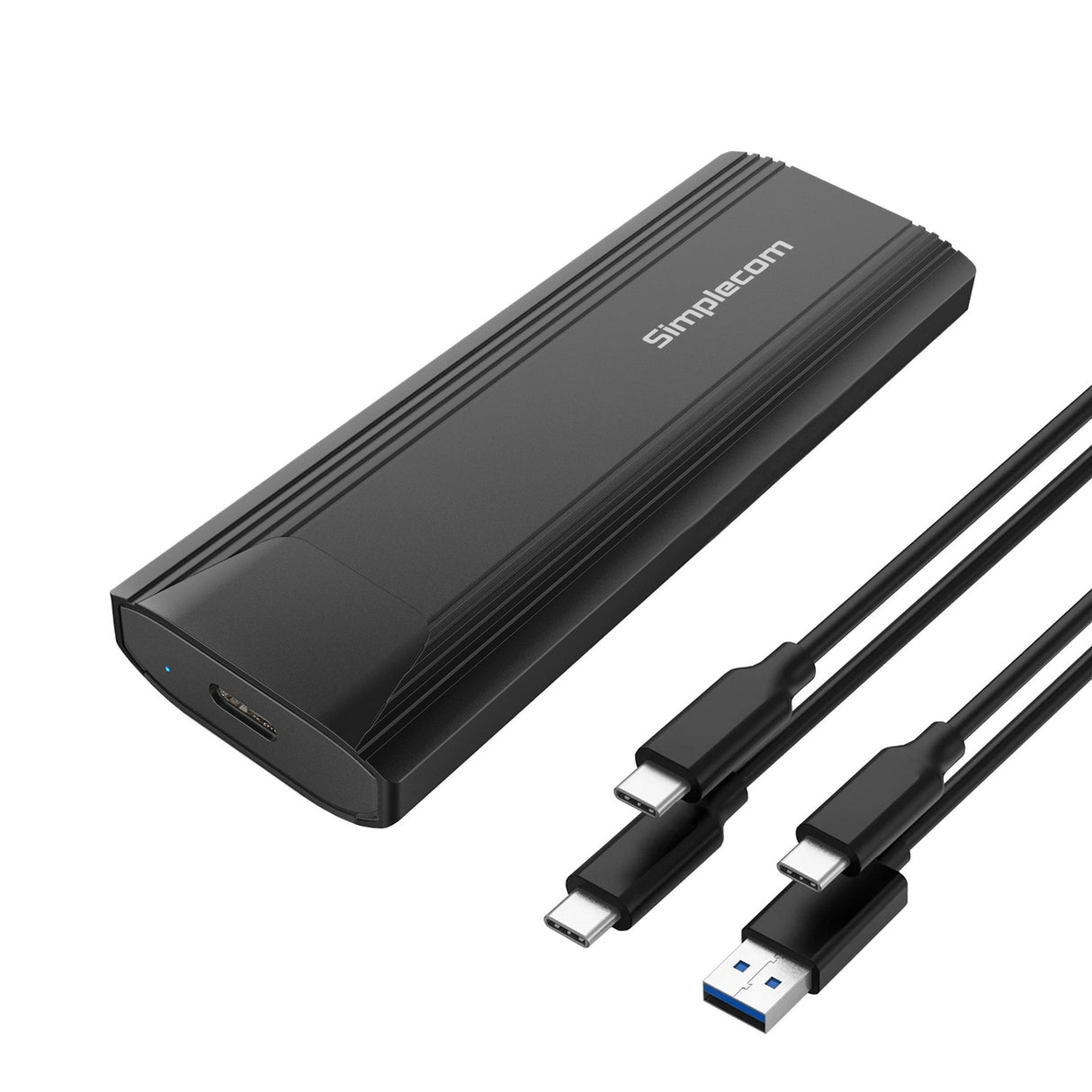 Simplecom SE504v2 Tool-Free Dual Protocol M.2 SSD USB-C Enclosure with 10Gbps Transfer Speed
