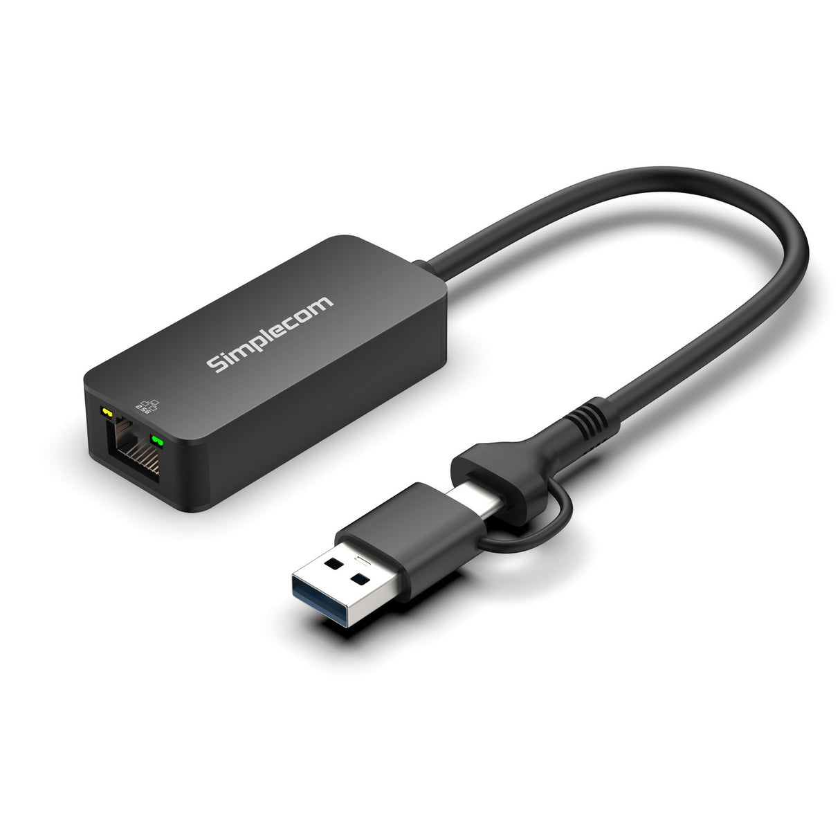 2.5G Ethernet USB-C and USB-A Network Adapter for High-Speed Connectivity