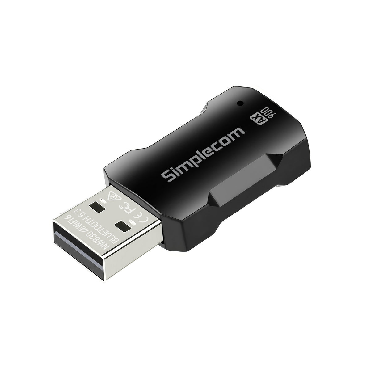 Simplecom NW830 Wi-Fi 6 and Bluetooth 5.3 Combo USB Adapter Dual Band AX900