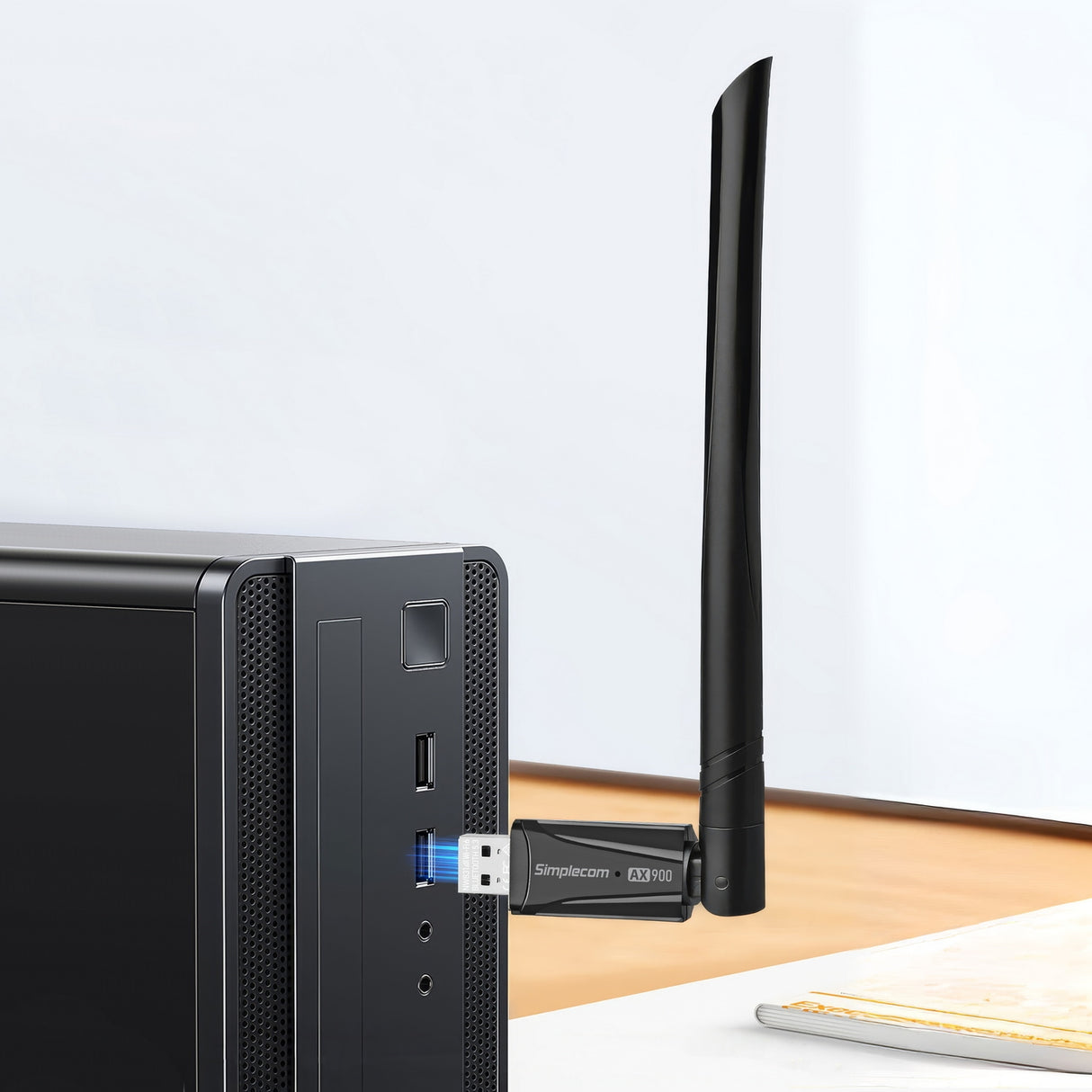 Dual Band AX900 Wi-Fi 6 & Bluetooth 5.3 USB Adapter with High Gain Antenna