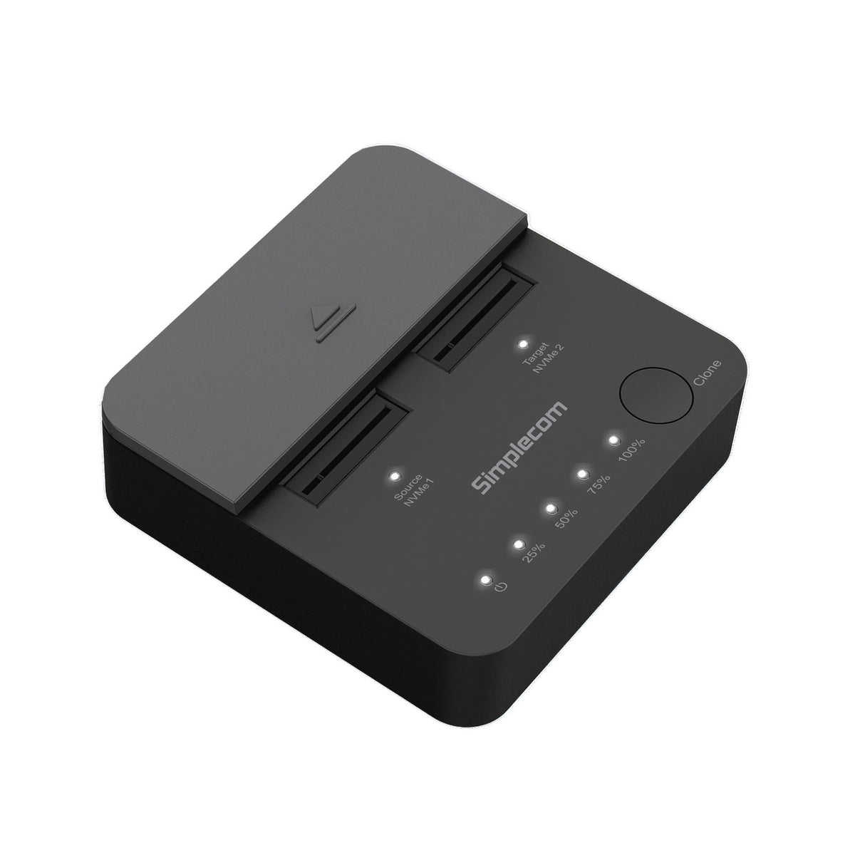 Dual Bay NVMe M.2 SSD Docking Station with Offline Cloning Capability - Simplecom SD550v2