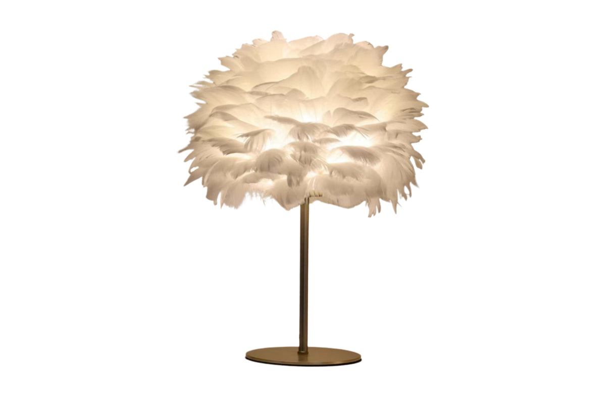 Feather Table Lamp