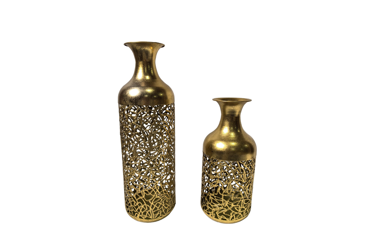 Maya Vase - Small - Gold