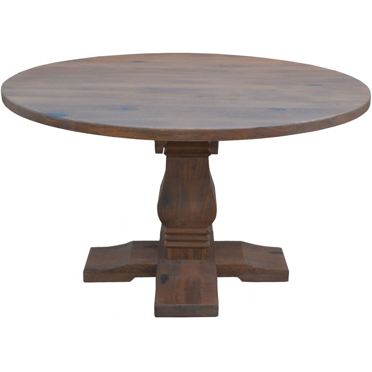 Florence Round Dining Table 135cm French Provincial Pedestal Solid Timber Wood