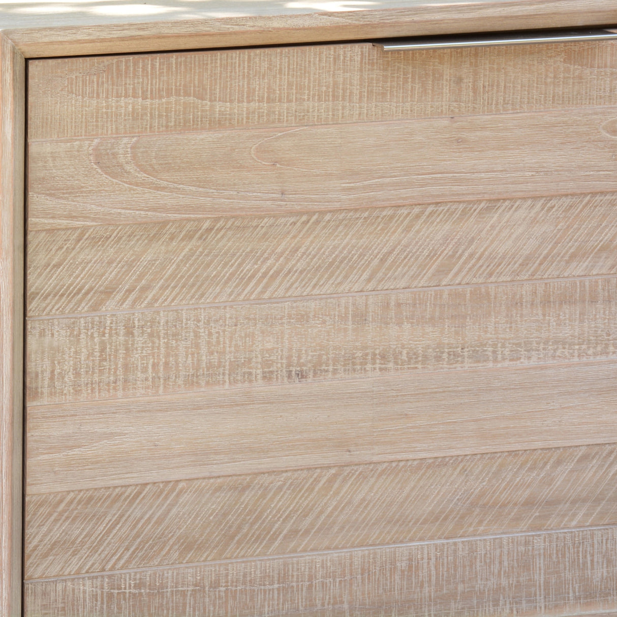 Tyler 166cm Buffet Table 2 Door 3 Drawer Solid Acacia Timber Brushed Smoke