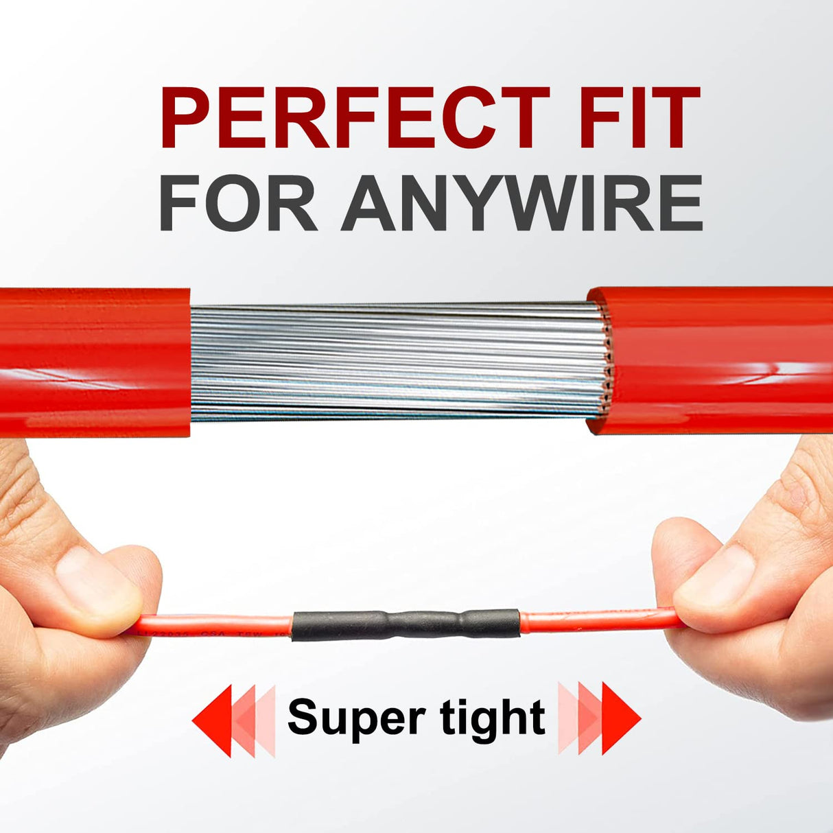 2m Polyolefin Shrink Tube 25/64 (10mm) 2:1 Ratio Heat Shrink Tubing Sleeving Wrap Shrinking