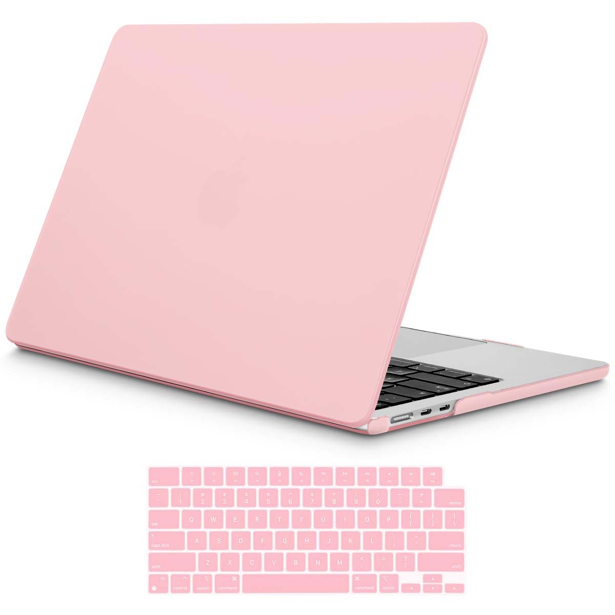 15 inch Air 2023 MacBook Air Matte Case A2941 M2 Chip Hard Shell Case Keyboard Cover Sold Pink