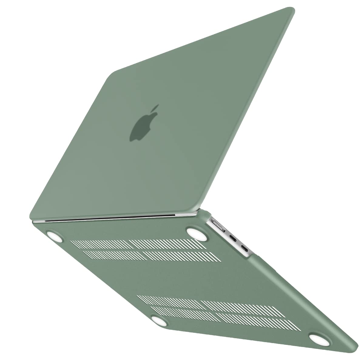 Midnight Green Hard Shell Case for 2023 15 MacBook Air A2941 with M2 Chip & Keyboard Cover