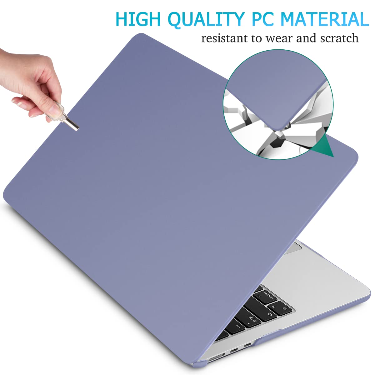 15 inch Air 2023 MacBook Air Matte Case A2941 M2 Chip Hard Shell Case Keyboard Cover