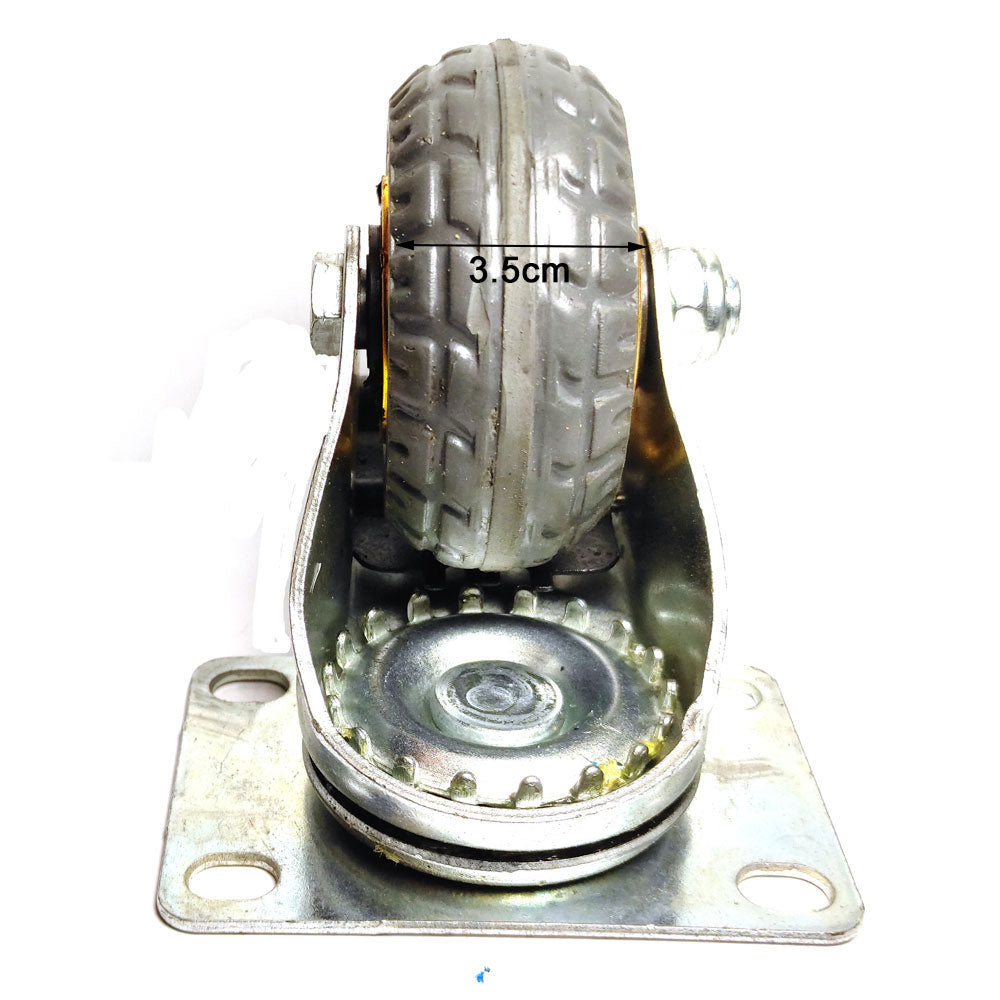 4x 3 Heavy Duty Industrial 2x Swivel Brake + 2x fixed Caster Wheel Wheels Castor 500KG Trolley