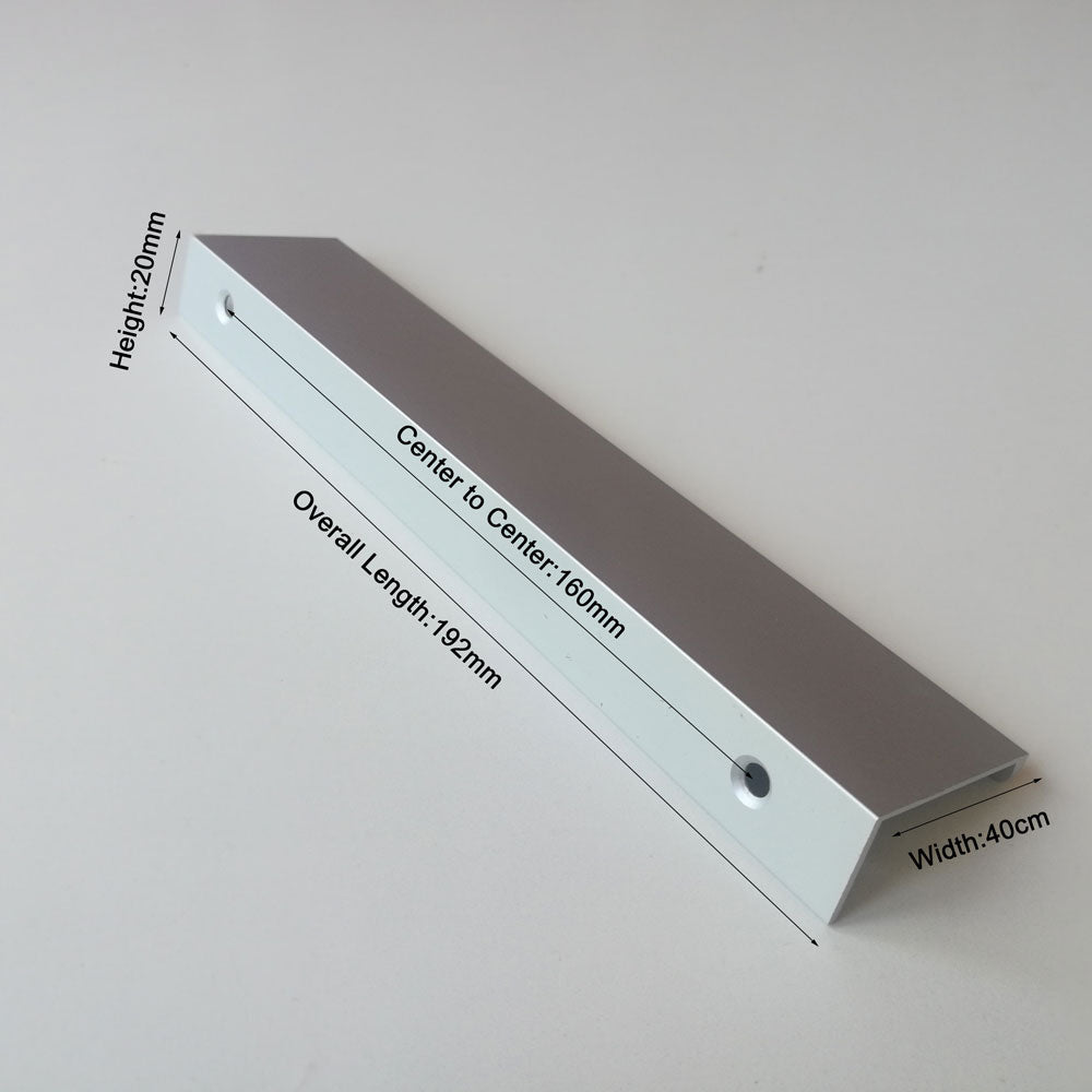 Aluminum Kitchen Cabinet Bar Handles Drawer Handle Pull white hole to hole 160mm