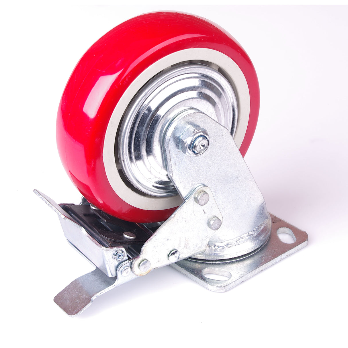 6 inch Industrial Caster Wheels Swivel with Brake Locking Casters Castor Wheels Cart Furniture Workbench